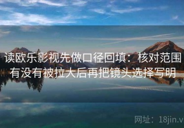 读欧乐影视先做口径回填：核对范围有没有被拉大后再把镜头选择写明