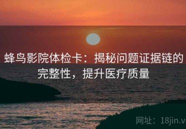 蜂鸟影院体检卡：揭秘问题证据链的完整性，提升医疗质量