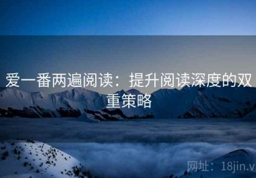 爱一番两遍阅读：提升阅读深度的双重策略